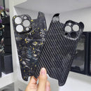 Ultra Thin Forged Carbon Fiber Cover For iPhone