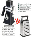 3-in-1 Rotary Cheese Grater & Vegetable Slicer