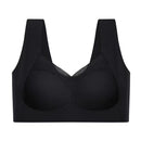 Black bra on a white background